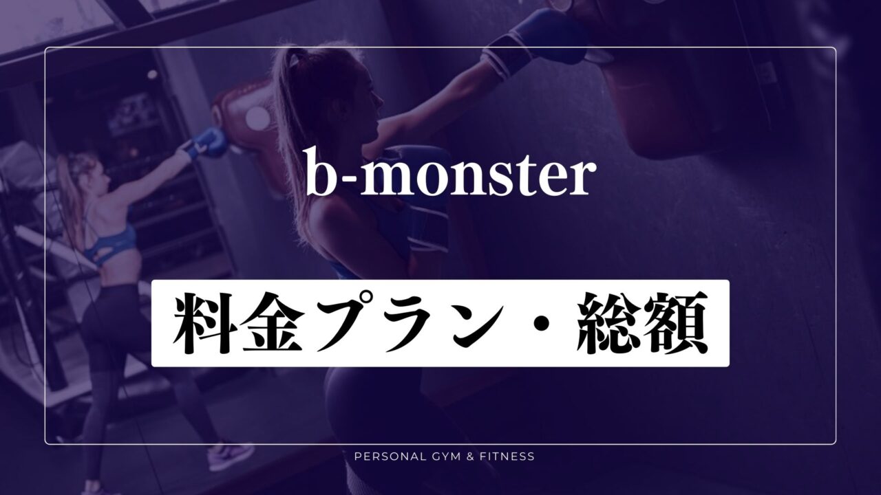 b-monster(ビーモンスター)の料金プラン